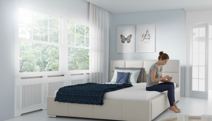 Duebelbett Gepolstert Better Liederbett Design Luxus Miwwelen 200x200 Bettkader