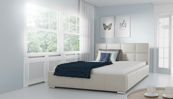 Duebelbett Gepolstert Better Liederbett Design Luxus Miwwelen 200x200 Bettkader