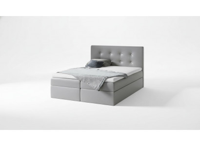 Boxspring Bett duebel Hotel Miwwel Better Schlofkummer Ariichtung grouss 200x200