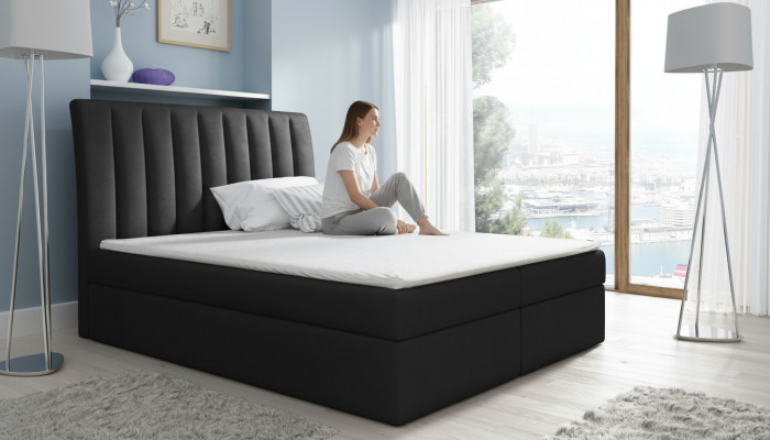 Bestietsbett Bettgestell Bett Gepolstert Bett Better Polyester Boxspringbett Duebelbett