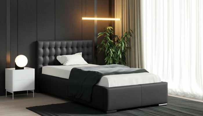 Jugendbett Bettgestell Bett Polsterbett Better Polyester Bettrahmen Jugendzëmmer