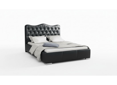 Bettkader Better Eedbett Modern Bett Konschtlieder Polsterbett Duebelbett Schwaarz