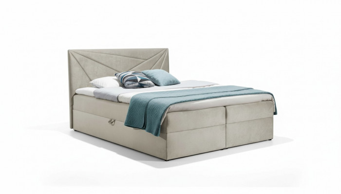 Duebelbett Bett mat Bettschaf Boxspringbett Bestietbett Better Polsterbett 180cm