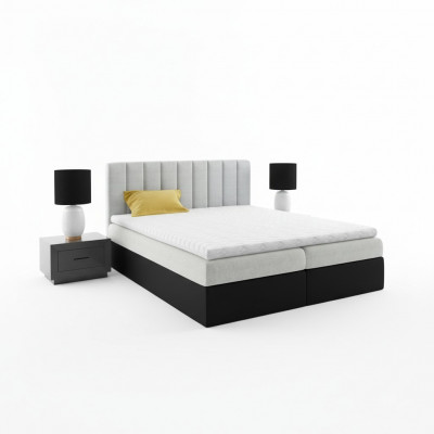 Boxspringbett Duebelbett Bett mat Bettkëscht Ehebett Better 180cm Polsterbett