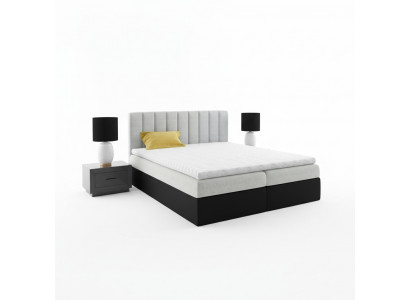 Boxspringbett Duebelbett Bett mat Bettkëscht Ehebett Better 180cm Polsterbett