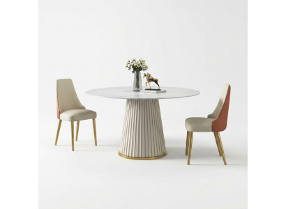 Luxus Dëscher Ronnen Dësch Ronne Design Miwwelen Edelstol Iesszëmmer Iessdëscher Nei