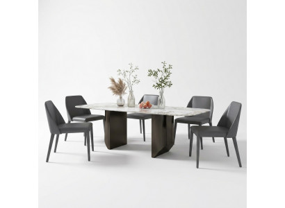 Luxus Dësch Metall Iessdësch Mega Design Metall Dëscher Iesszëmmer Miwwelen Iessdëscher