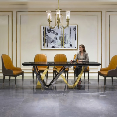 Iesszëmmer Sailen Dëscher Italienesch Miwwelen Restaurant Iessdësch Dësch Luxus Nei