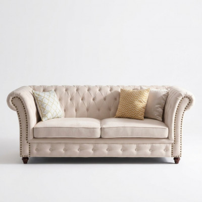 Chesterfield Sofa-Garnitur 321 Wunnlandschaft Sëtzdesign Couche Sofas Liederdivan