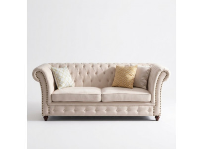 Chesterfield Sofa-Garnitur 321 Wunnlandschaft Sëtzdesign Couche Sofas Liederdivan