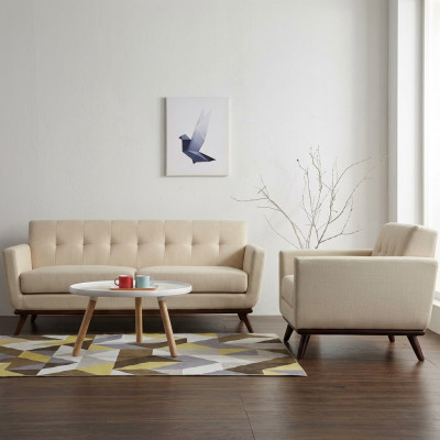 Soffagarnitur Stoff Sofen 321 Wunnlandschaft Sëtz Design Canapé Sofa