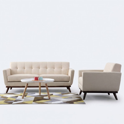 Soffagarnitur Stoff Sofen 321 Wunnlandschaft Sëtz Design Canapé Sofa