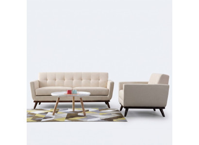 Soffagarnitur Stoff Sofen 321 Wunnlandschaft Sëtz Design Canapé Sofa