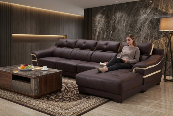 Canapé Eck Eckcanapé L-Form Eck gepolsstert Canapé Sëtz Design Canapé Sofae Wunnlandschaft