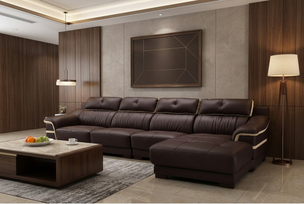 Canapé Eck Eckcanapé L-Form Eck gepolsstert Canapé Sëtz Design Canapé Sofae Wunnlandschaft