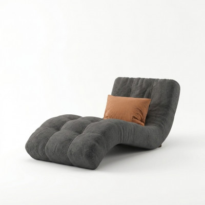Chaiselounge Chesterfield Luucht Design Club Chaise Poliichter Stoff Couch Canapé nei