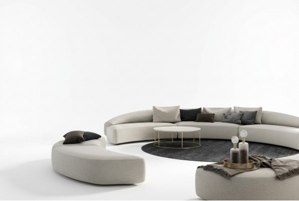 Eckcouch U-Form XXL Sofas Wunnlandschaft Couch Garnitur 3tlg. Sofas Ronn Couchen