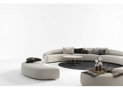 Eckcouch U-Form XXL Sofas Wunnlandschaft Couch Garnitur 3tlg. Sofas Ronn Couchen