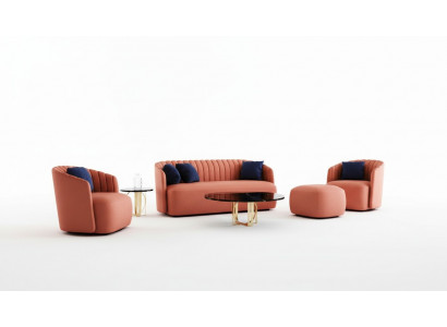 Couch Luxus Set 4 Deeler Sofagarnitur 321 Hocker Garnitur Sofa Sofas Sessel Grupp Nei