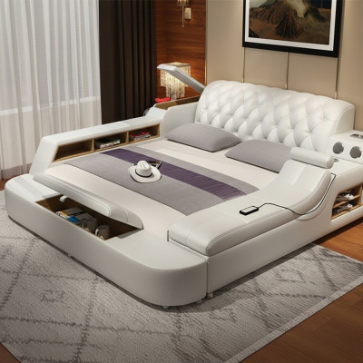 Design Multifunktiounsbett XXL Grouss Better Lieder Hotel Gepolstert 150x200cm