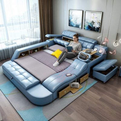 Design Bett XXL Grouss Lieder Hotel Polster 180x200 Multifunktion Regal Better