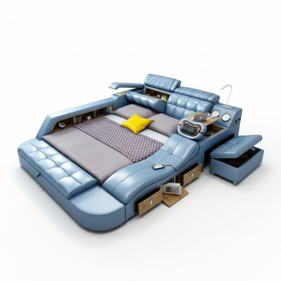 Design Bett XXL Grouss Lieder Hotel Polster 180x200 Multifunktion Regal Better