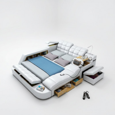 Bett Duebel Regaler Lieder Polster Better Multifunktion mat Massagefunktioun Nei
