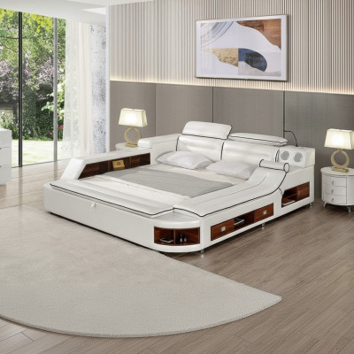 Design Liederbette Hotel Duebel Regal Massage Léng Multifunktiouns Bett