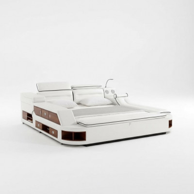 Design Liederbette Hotel Duebel Regal Massage Léng Multifunktiouns Bett