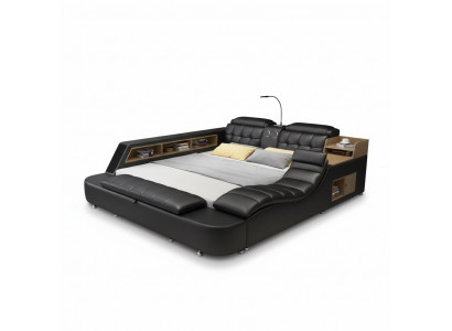 Duebelbett Schlofzëmmer Gepollstertebett 180x200cm Multifunktioun Bett Betten