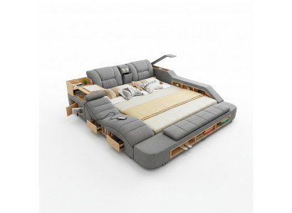 Design Liederbetter Hotel Duebel Nei Multifunktiouns Bett Bluetooth Boîte.