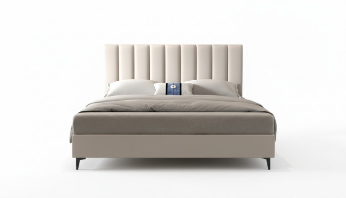 Design Holzdieren Lieder Better 180x200cm Miwwelen Schlofkummer Hotelbetter