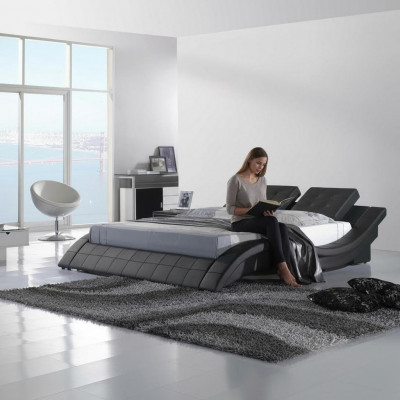 Luxus Duebel Hotel Bestiet Better Holz Schlofzëmmer Lieder Bett Polster