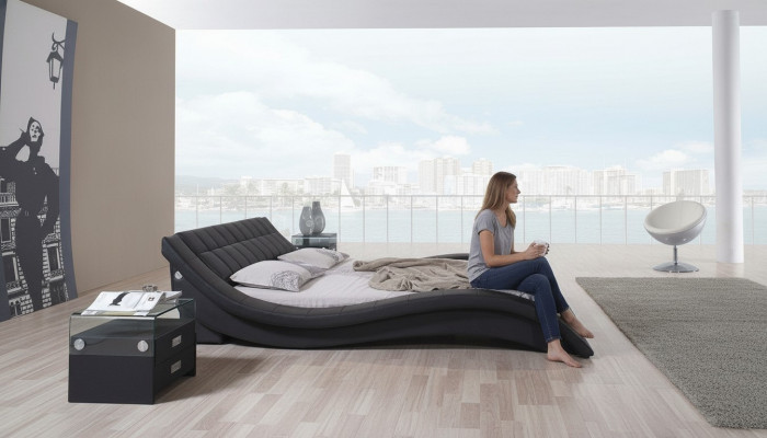 Better duebel bestietnes Schlofzëmmer Luxus Designer Bett 180x200 Lieder Hotel