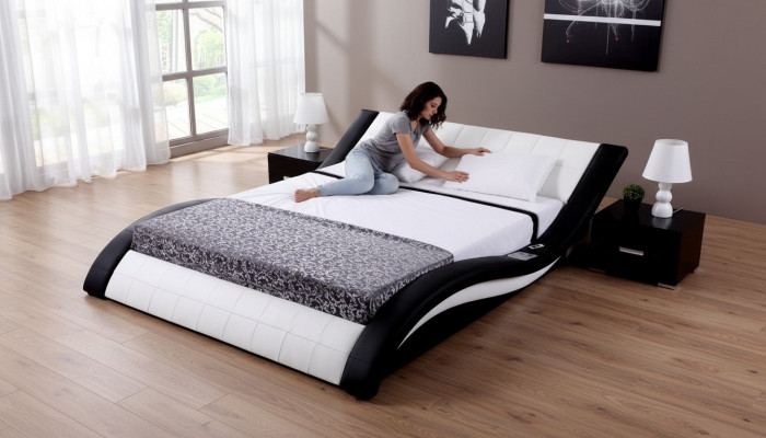 Bett Design Better Digital USB Luxus Schlofzëmmer Miwwelen Lieder Duebel