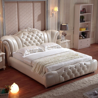 Design Chesterfield Bett Textil Samt Polster Hotel Lieder Better Schlofzëmmer