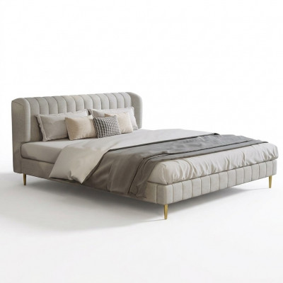 Better Duebel Schlofzëmmer Luxus Chesterfield Designer Bett Lieder Hotel
