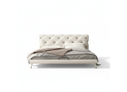 Better 180x200cm Schlofzëmmer Textil Stoff Bett Chesterfield Design Luxus