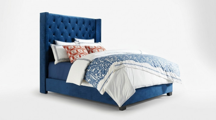 Chesterfield Schlofzëmmer Duebelbetter Design Lieder Luxus Bett Hotel