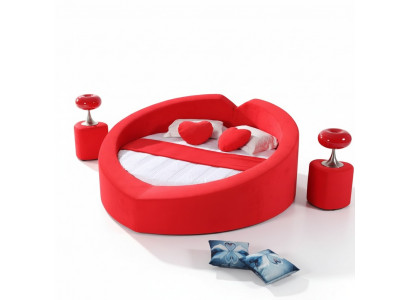Designer Bett a Form vun engem Häerz Hochzäitsrees Bett Luxus Bettgestell Bordell Bett