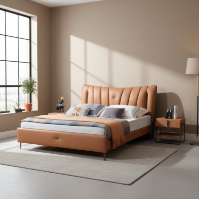Duebelbett Ehe-Bett Designerbett NEI 180x200cm Designer Polsterbett Bett