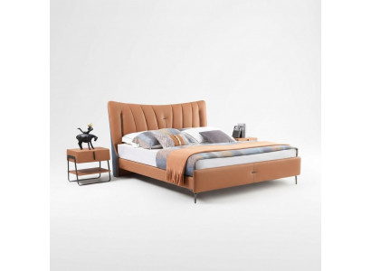 Duebelbett Ehe-Bett Designerbett NEI 180x200cm Designer Polsterbett Bett