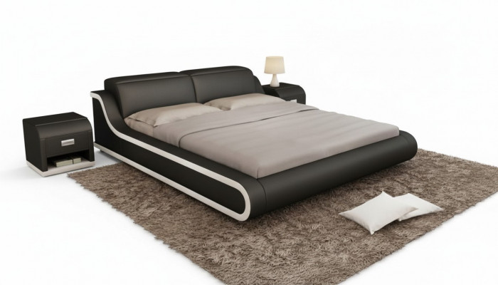 Schlofzëmmer Design 180x200 Nei Miwwelen Luxus Modern Still Polster