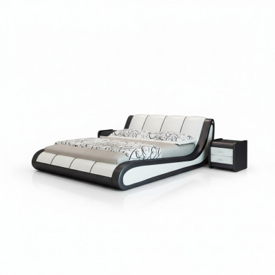Better Luxus Schlofkummer Miwwelen Duebelbett Design Stoff Hotel Blo.