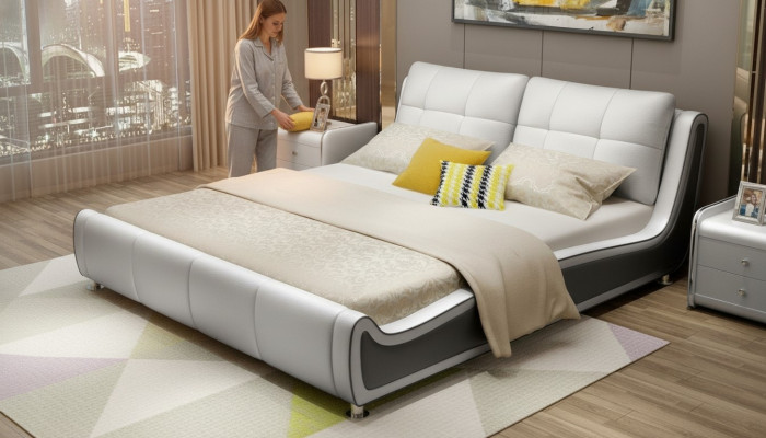 Bett Polster Design Deko Luxus Duebel Hotel Better Bestiet Schlof Zëmmer Lieder