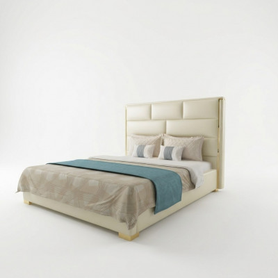 Designer-Doppelbett Bett-Schlofkummer Better Lieder Hotel Luxus Polster.