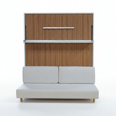 Wandbett Multifunktion Better Schrankbett mat Sofa Bett Schlofkummer Miwwelen Nei