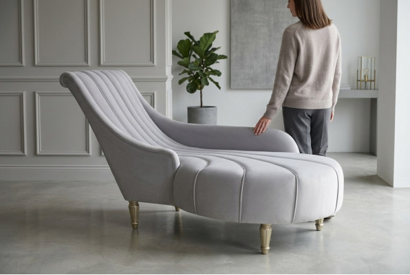 Chaiselounge Antik Stil Sofa Liicht Divenz Couch Leien Chaiselongue Textil Modern 2080 Miwwelen