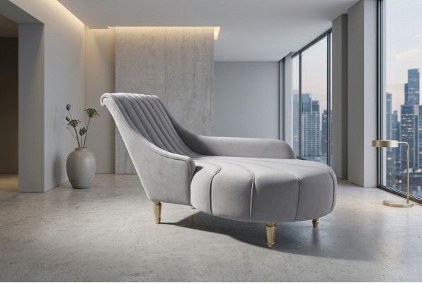 Chaiselounge Antik Stil Sofa Liicht Divenz Couch Leien Chaiselongue Textil Modern 2080 Miwwelen