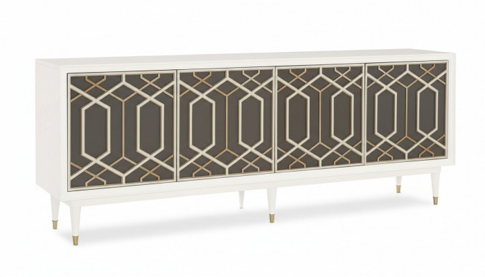 Design Miwwelen Luxus Kommoden Lowboard Wunnzëmmer Sideboard Modern Holz Schief